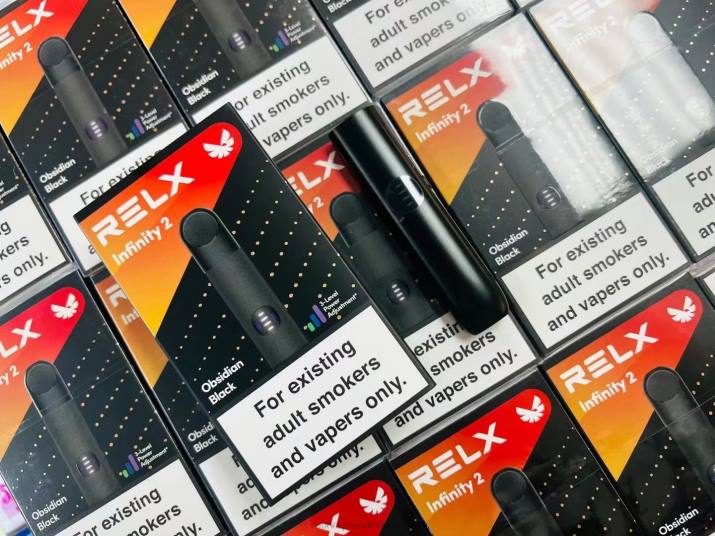RELX Infinity 2 perangkat vape hitam obsidian - Harga RELX Vape 2R6Z66
