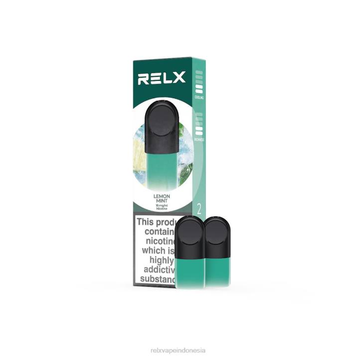 RELX polong lemon mint - Vape RELX Sekali Pakai 2R6Z31