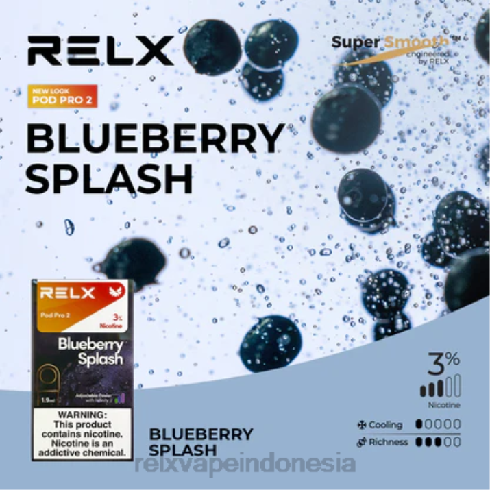 RELX pod pro 2 - 3 pod blueberry - Toko RELX Di Jakarta 2R6Z90