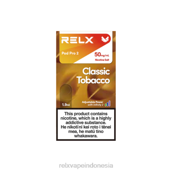 RELX pod pro 2 - 3 pod tembakau klasik - Toko RELX Di Jakarta 2R6Z110