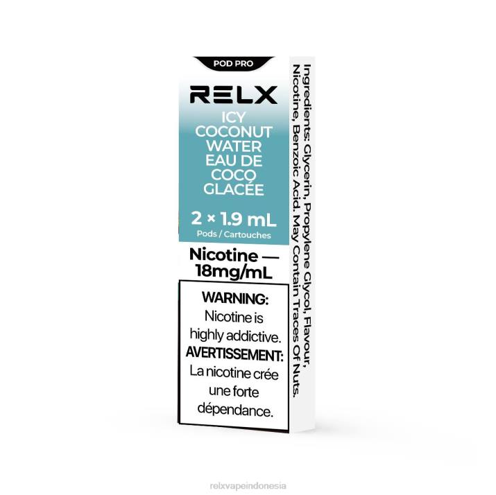 RELX pod pro - 2 pod air kelapa sedingin es - Vape RELX Sekali Pakai 2R6Z21