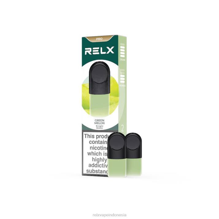 RELX pod pro - 2 pod melon hijau - Harga RELX Vape 2R6Z5