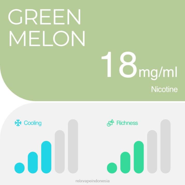 RELX pod pro - 2 pod melon hijau - Harga RELX Vape 2R6Z5