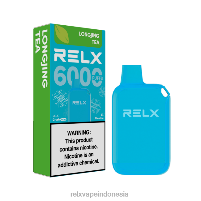 Harga RELX Vape - RELX Crush Pocket 6000 es teh longjing FT8HX9