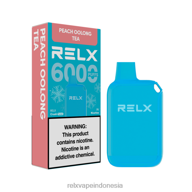 RELX Rasa Baru - RELX Crush Pocket 6000 es teh oolong persik FT8HX10