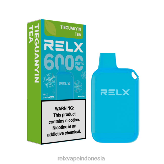 RELX Rasa Baru - RELX Crush Pocket 6000 es teh tieguanyin FT8HX22